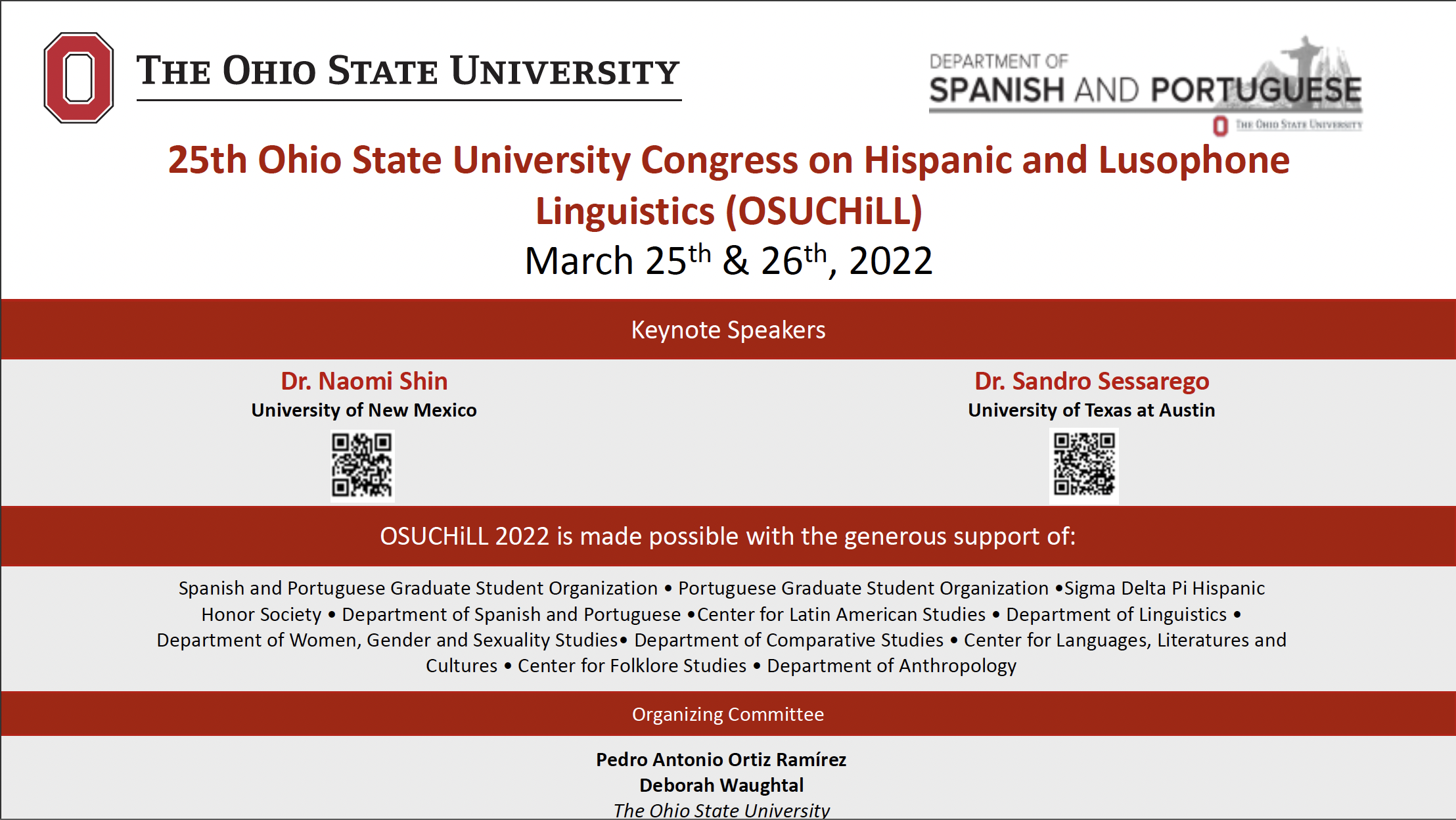 The 25th Annual Ohio State University Congress on Hispanic and