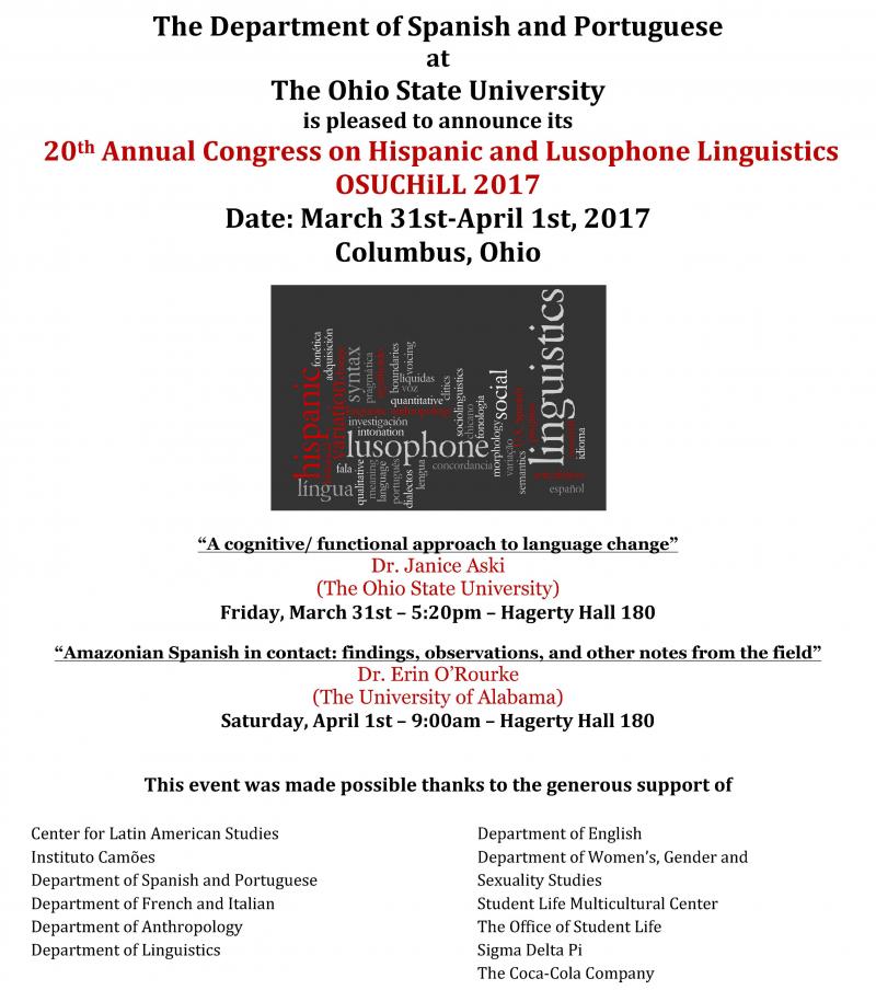 OSUCHiLL Symposium flyer OSUCHiLL Symposium flyer