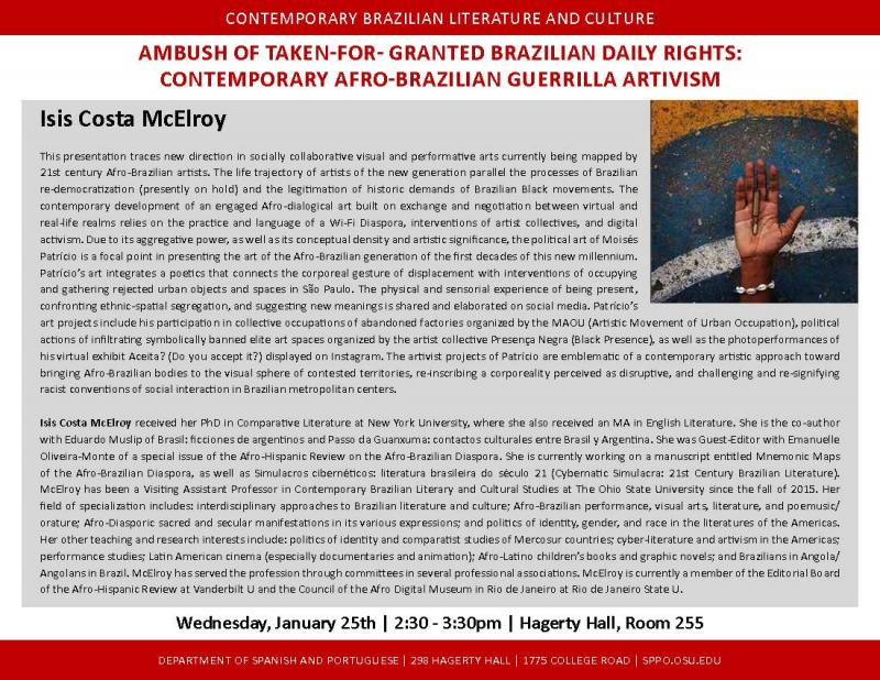 Ambush of Taken-For-Granted Brazilian Daily Rights: Contemporary Afro-Brazilian Guerrilla Artivism Ambush of Taken-For-Granted Brazilian Daily Rights: Contemporary Afro-Brazilian Guerrilla Artivism