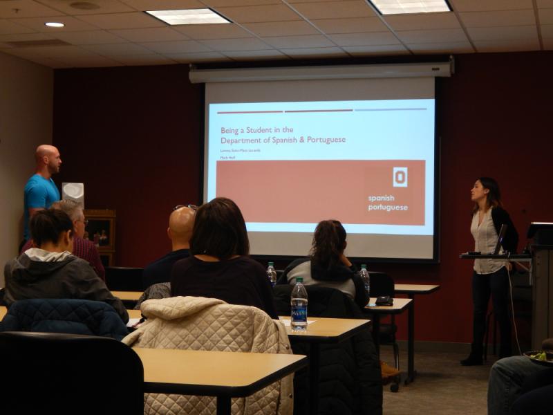Mark and Lorena presenting about SPPO