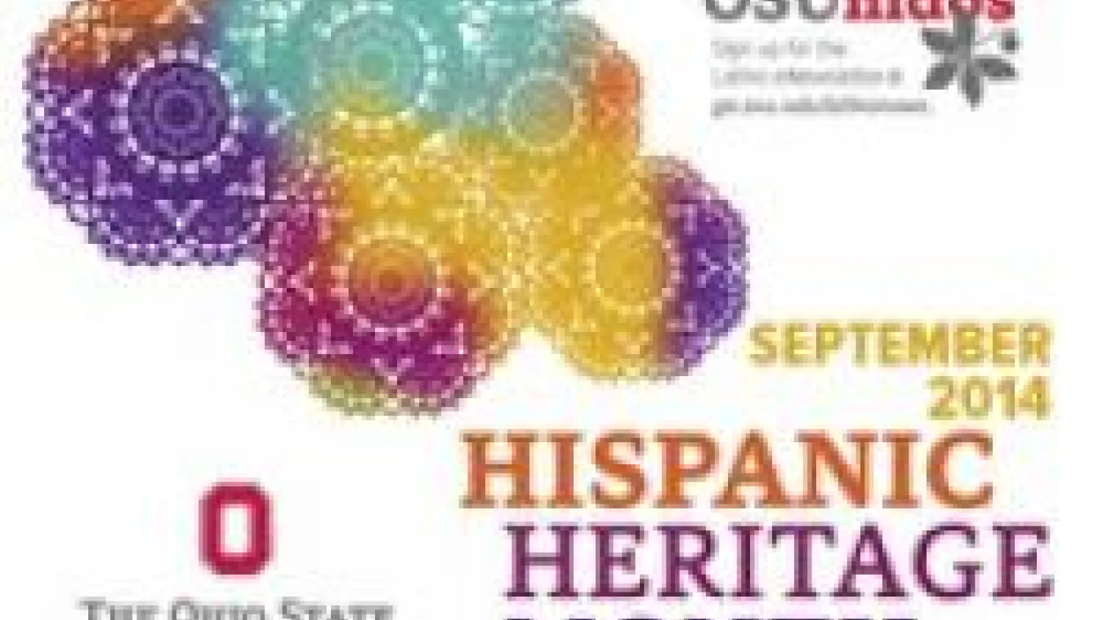 colorful hispanics heritage month flyer