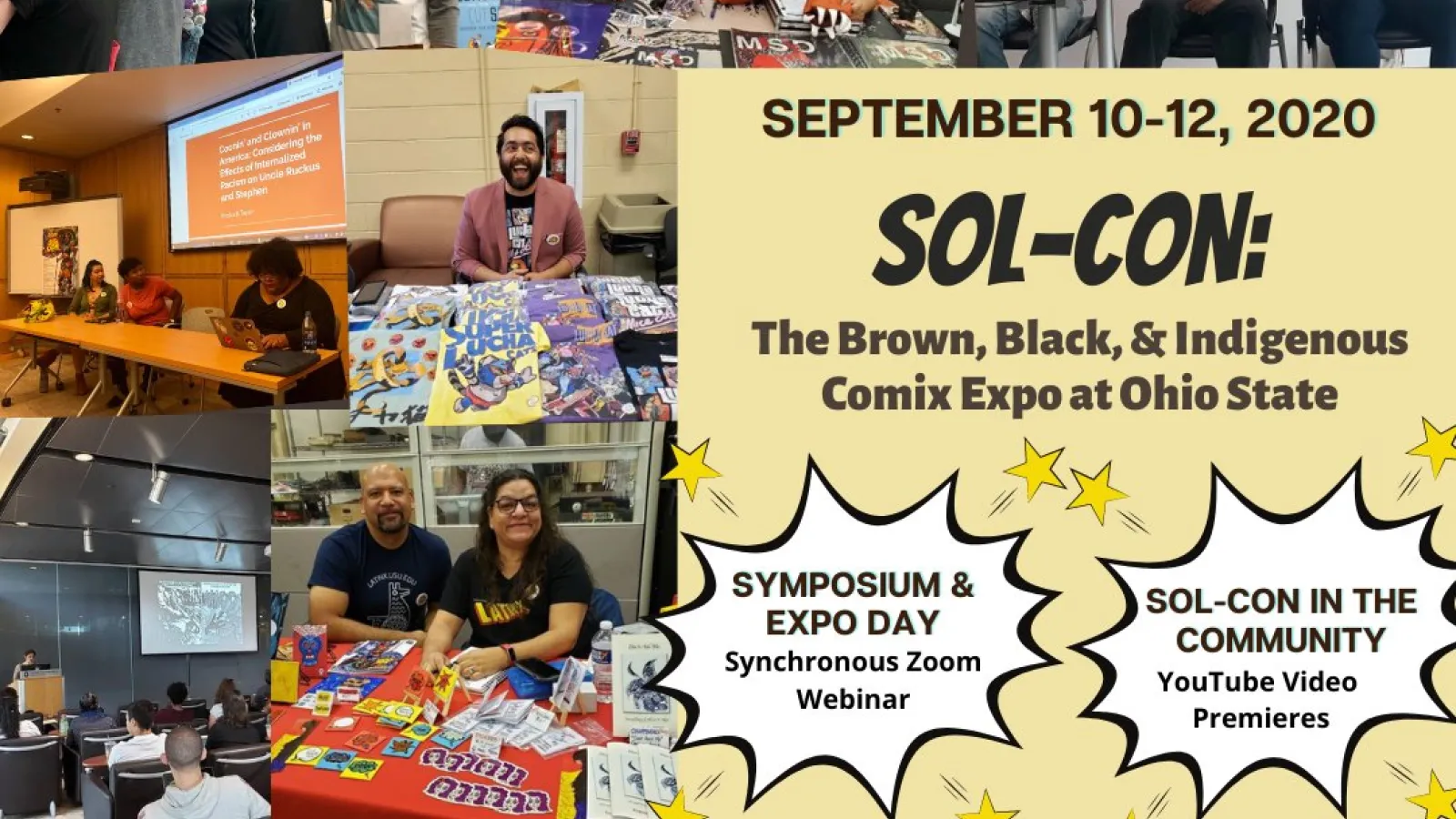 SOL-CON: The Brown, Black, & Indigenous Comix Expo at Ohio State