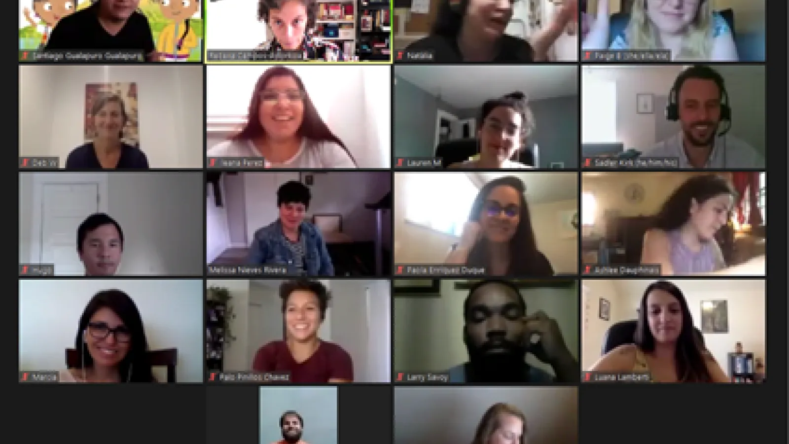 SPAN8893 colloquium course meeting over Zoom