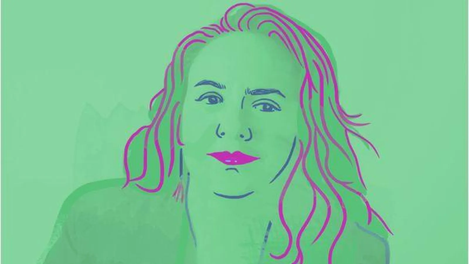 Sketch of Marcela Turati