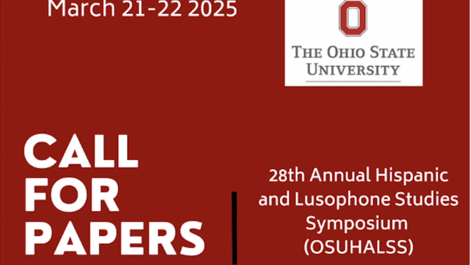 OSUHALSS Paper Call