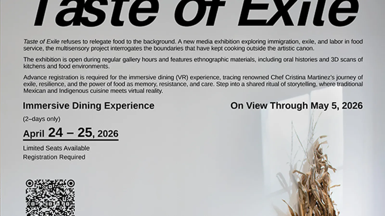 taste of exile gallery exhibit 