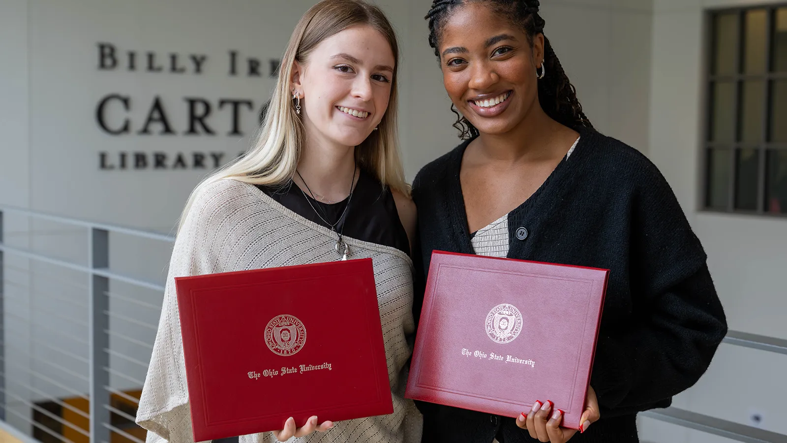 2 female graduates