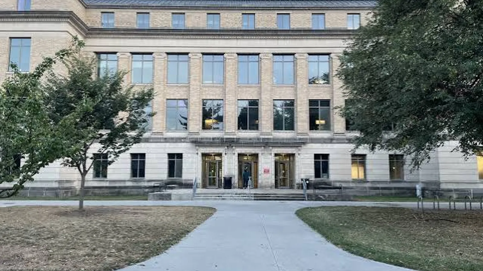 Front facing side of Hagerty Hall 