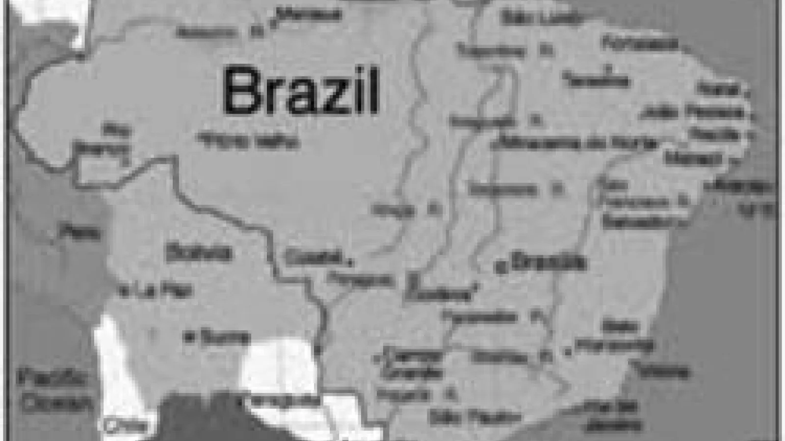 map of brazil