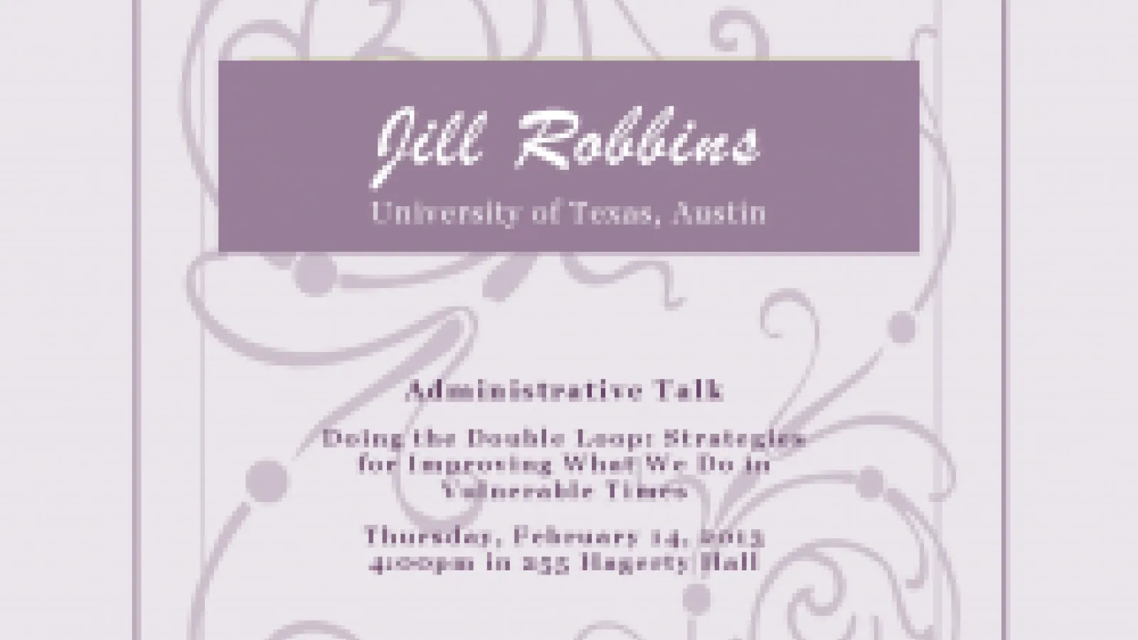 Event flyer