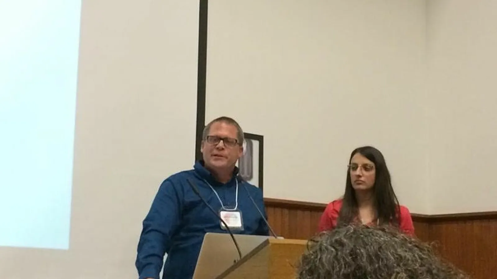 Prof. Schwenter and Lorena Sainz-Maza