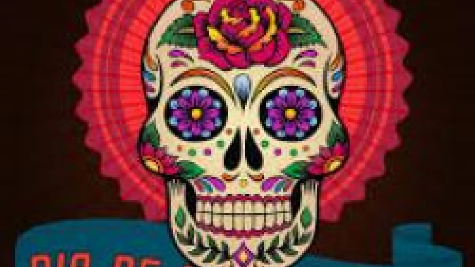 colorful DOD skull