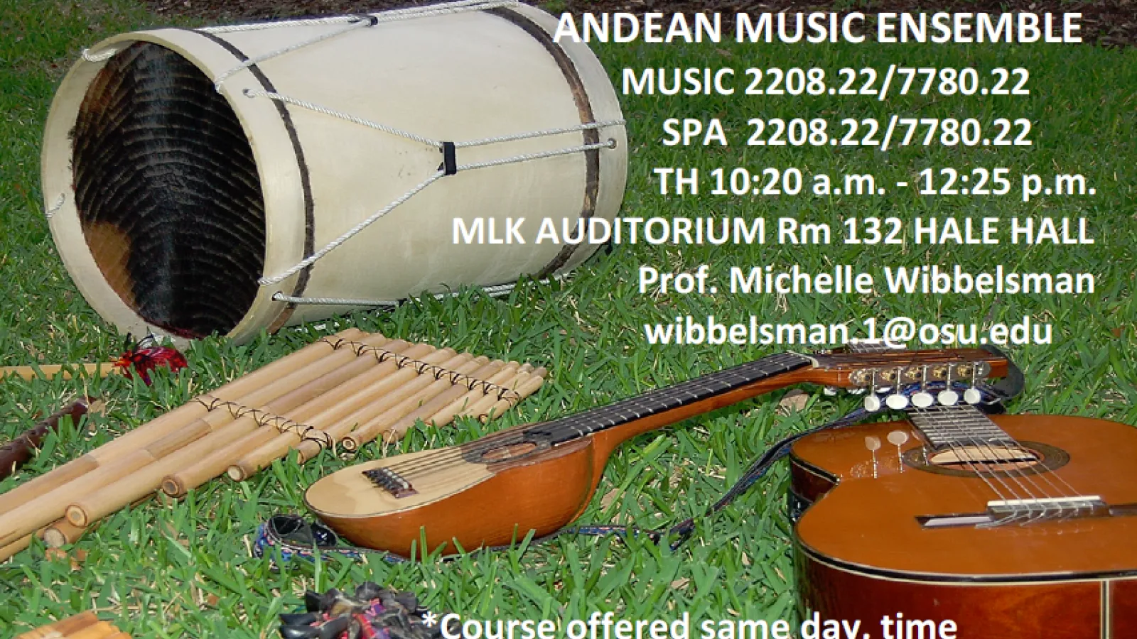 Spring 2018 Andean Music Ensemble