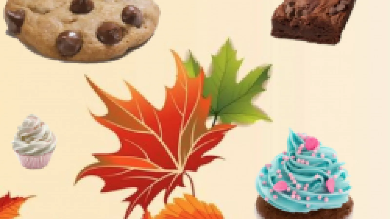 baked goods across flyer