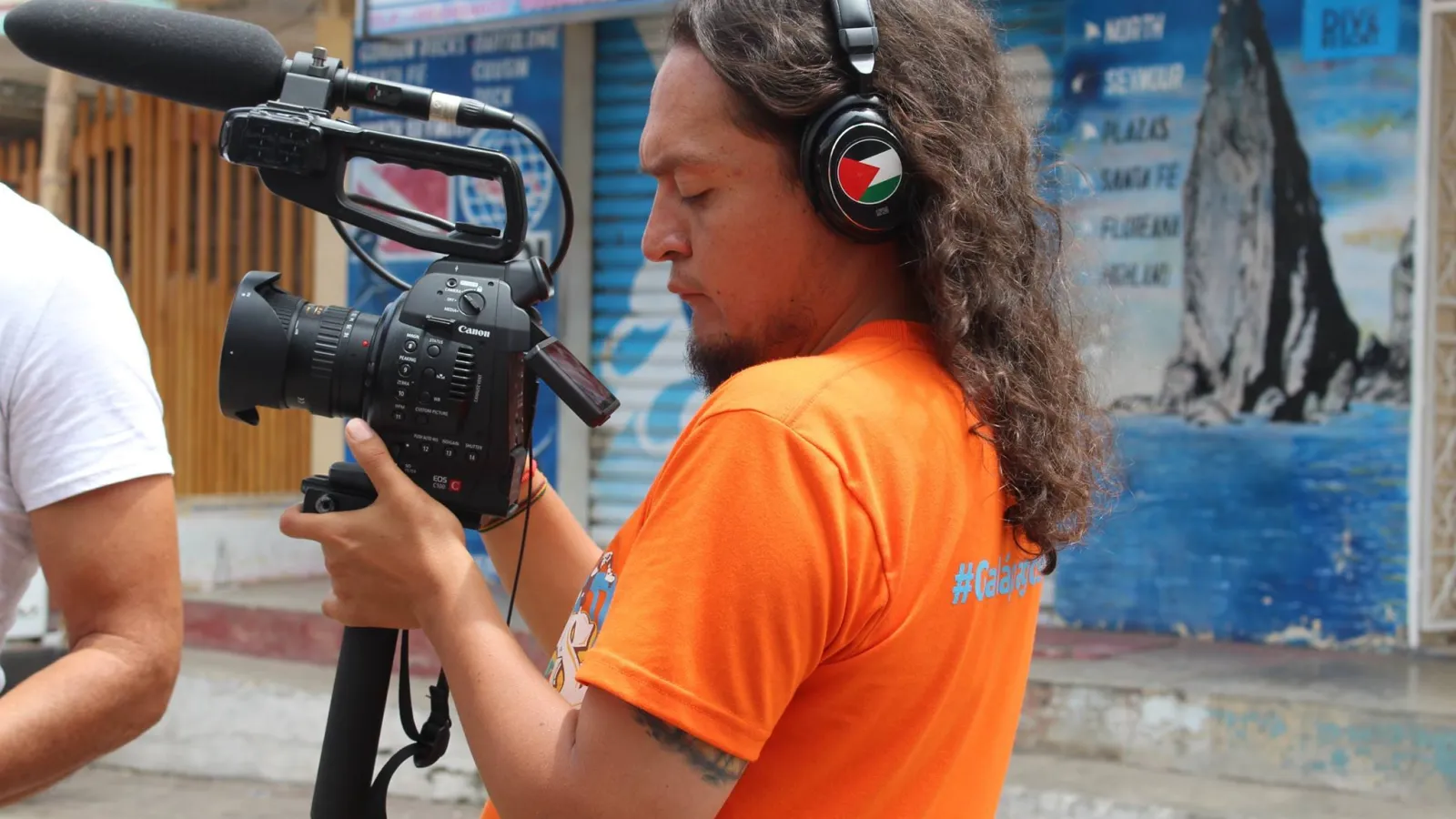 Andrés Ramírez Filming