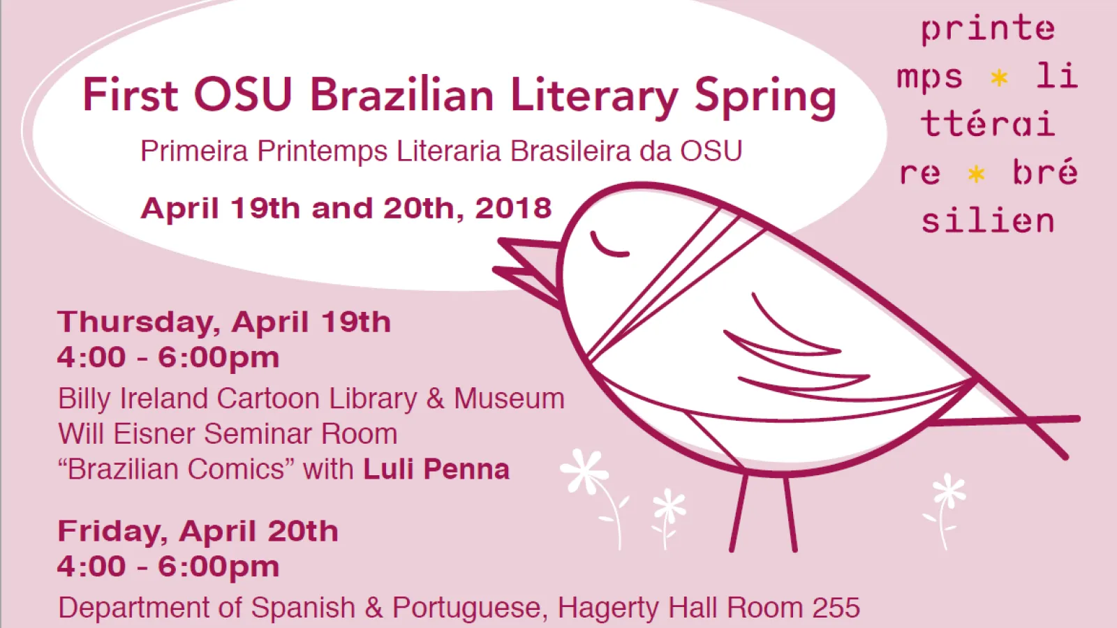 OSU Brazilian Spring flyer