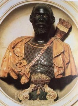 marble portrait bust of Antonio Manuel