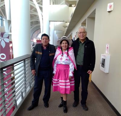 Dr. Miguel Arribasplata with his Wife and Dr. Ulises Juan Zevallos-Aguilar