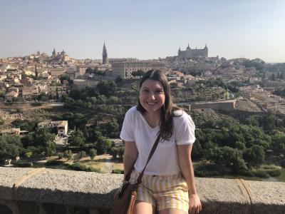 Sydney Warinner in Toledo, Spain