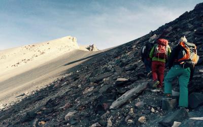 Hike near the Misti Volcano near Arequipa, Peru. Photo credit: Devin Grammon
