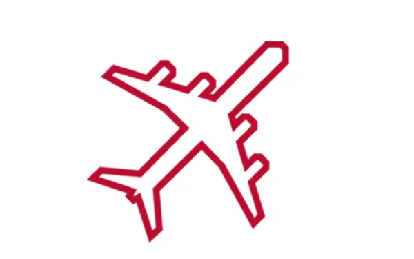 outline of airplane