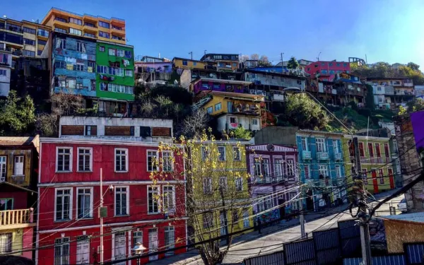 Colorful Buildings in Chile