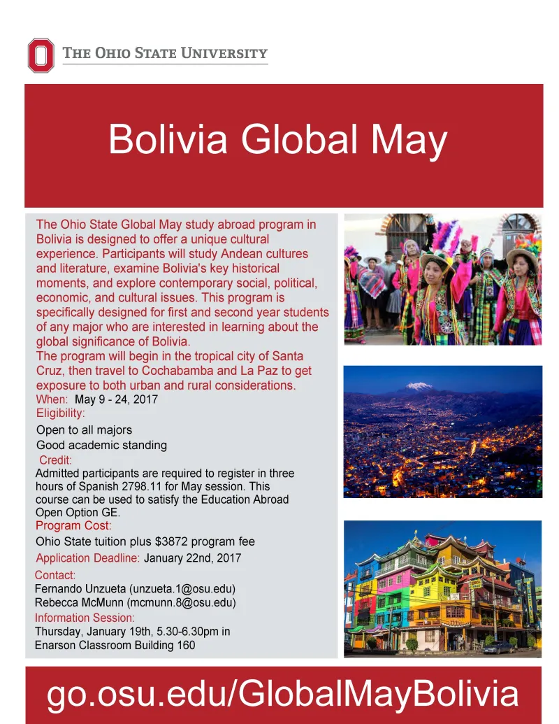 Bolivia Global May Program