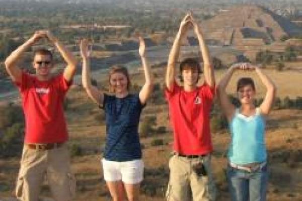 Students doing O-H-I-O abroad