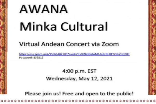 AWANA Minka Cultural Virtual Andean Concert via Zoom