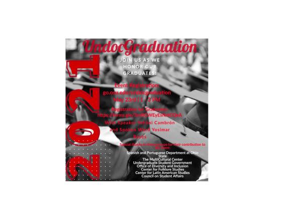 UndocGraduation 2021 Flyer