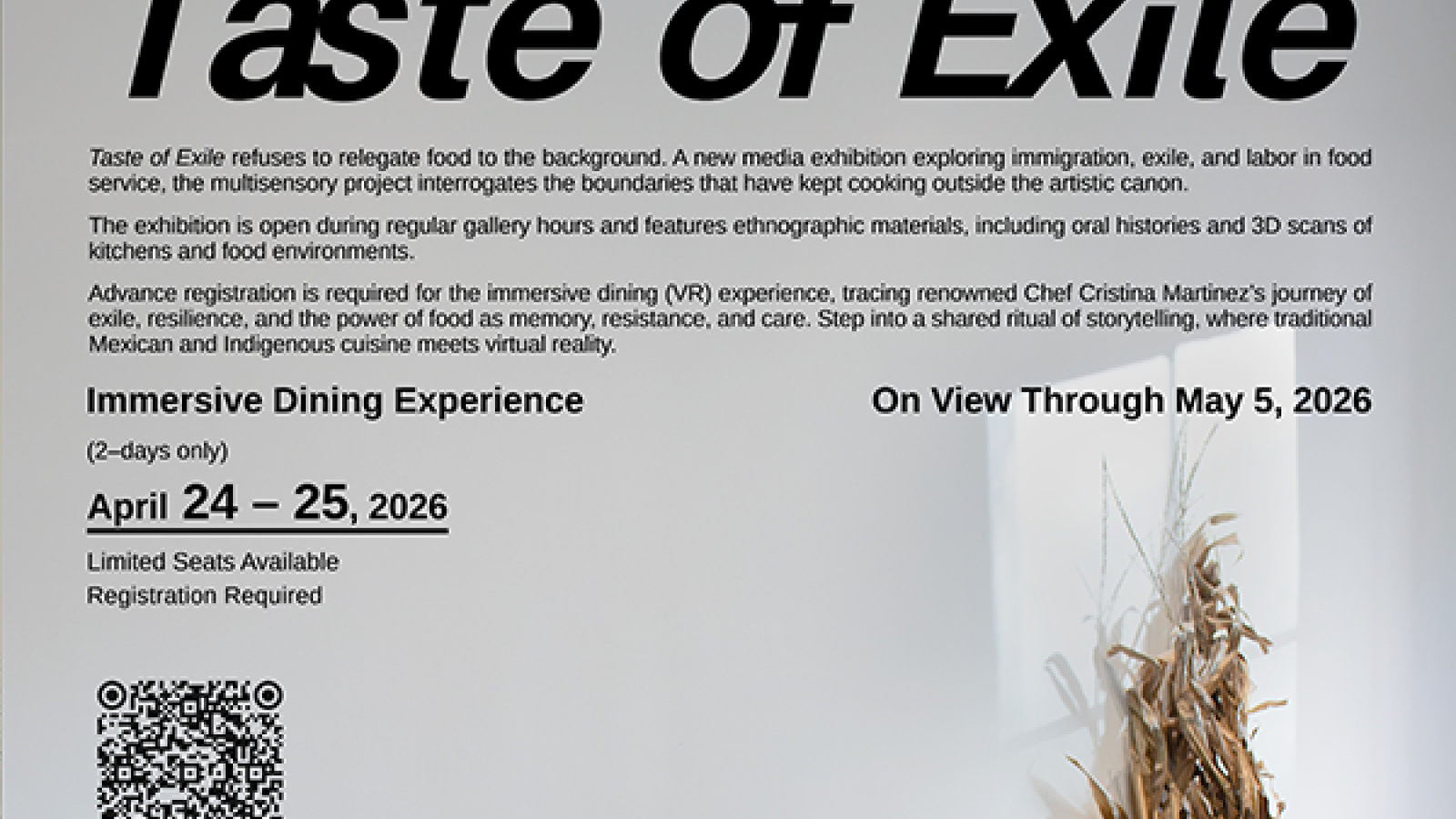 taste of exile gallery exhibit 