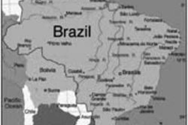 map of brazil